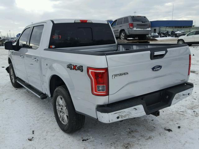 1FTEW1EF3FFB95069 - 2015 FORD F150 SUPER SILVER photo 3