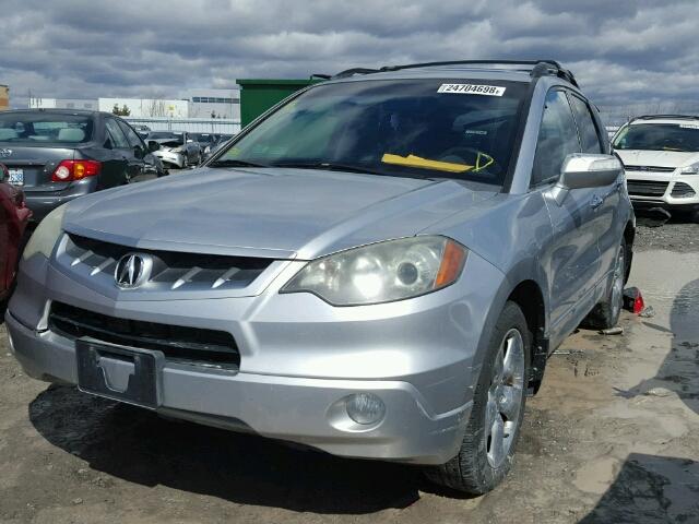 5J8TB18577A802466 - 2007 ACURA RDX TECHNO SILVER photo 2