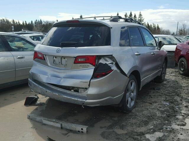 5J8TB18577A802466 - 2007 ACURA RDX TECHNO SILVER photo 4