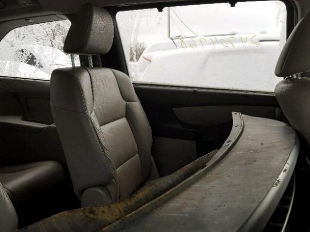5FNRL5H67BB094872 - 2011 HONDA ODYSSEY EX GRAY photo 6