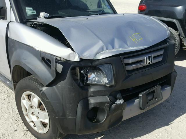 5J6YH18308L002061 - 2008 HONDA ELEMENT LX GRAY photo 9