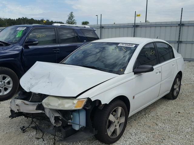 1G8AL58F67Z101321 - 2007 SATURN ION LEVEL WHITE photo 2