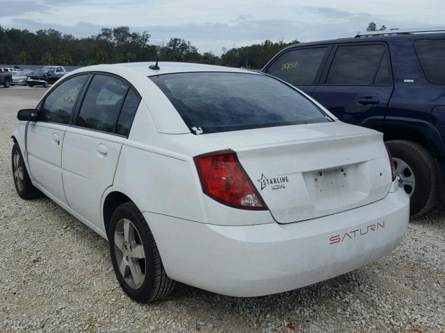 1G8AL58F67Z101321 - 2007 SATURN ION LEVEL WHITE photo 3