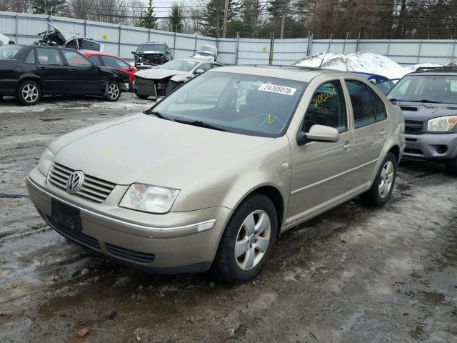 3VWSA69M35M055090 - 2005 VOLKSWAGEN JETTA GLS BEIGE photo 2