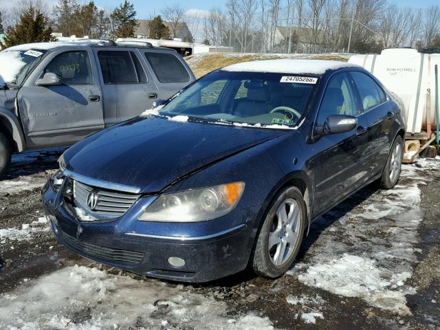 JH4KB16688C002186 - 2008 ACURA RL ლურჯი ფოტო 2