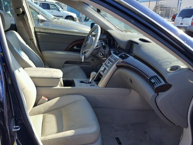 JH4KB16688C002186 - 2008 ACURA RL ლურჯი ფოტო 5