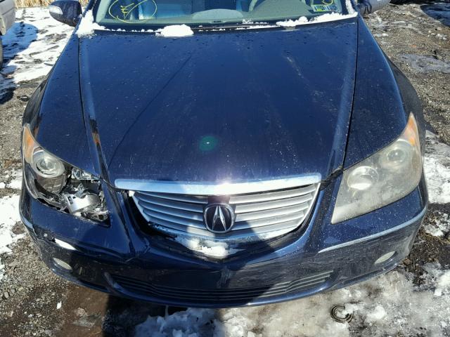 JH4KB16688C002186 - 2008 ACURA RL ლურჯი ფოტო 7