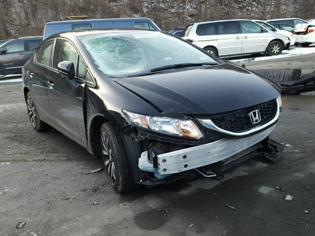 2HGFB2F95FH501008 - 2015 HONDA CIVIC EXL BLACK photo 1