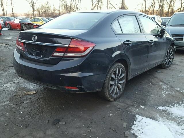 2HGFB2F95FH501008 - 2015 HONDA CIVIC EXL 黑色 照片 4