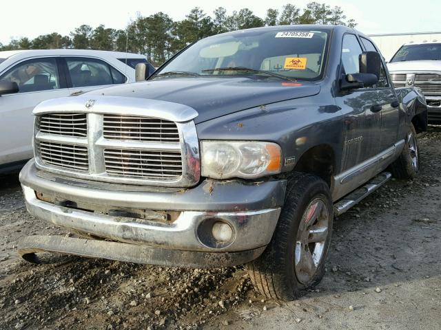 1D7HU18DX5S170551 - 2005 DODGE RAM 1500 S GRAY photo 2