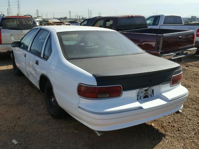 1G1BL52P1SR118671 - 1995 CHEVROLET CAPRICE / WHITE photo 3