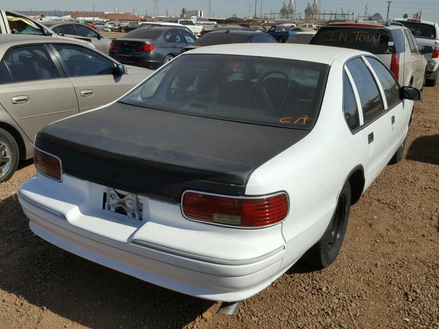 1G1BL52P1SR118671 - 1995 CHEVROLET CAPRICE / WHITE photo 4