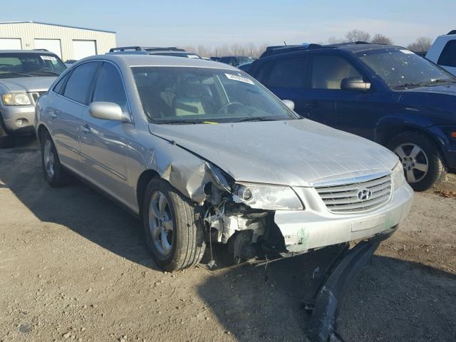 KMHFC46F56A068992 - 2006 HYUNDAI AZERA SE SILVER photo 1