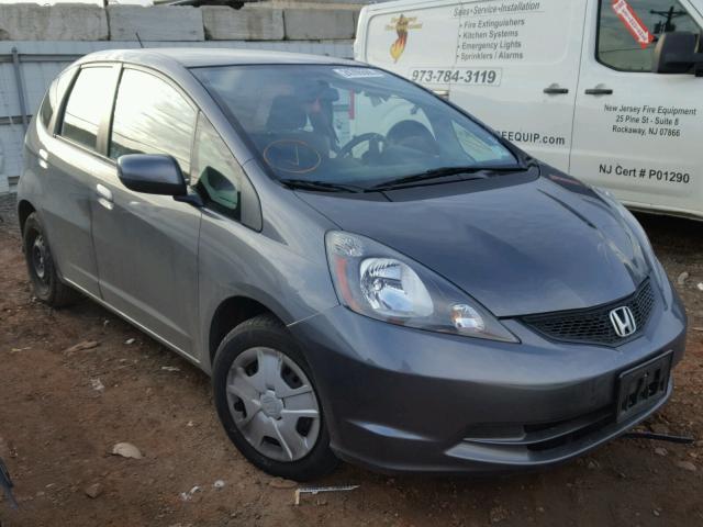 JHMGE8H34DC074392 - 2013 HONDA FIT GRAY photo 1