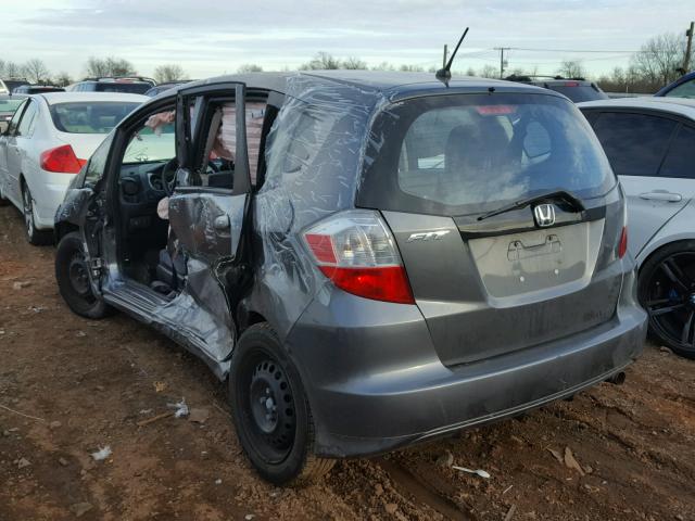 JHMGE8H34DC074392 - 2013 HONDA FIT GRAY photo 3