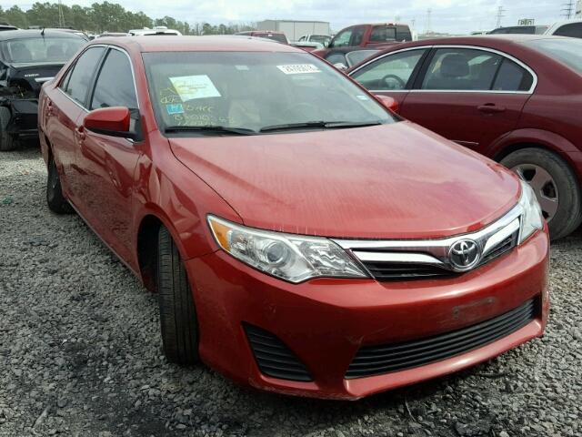 4T1BF1FK8DU638609 - 2013 TOYOTA CAMRY L RED photo 1