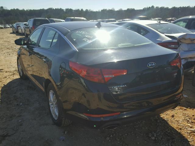 KNAGM4A76C5273163 - 2012 KIA OPTIMA LX BLACK photo 3