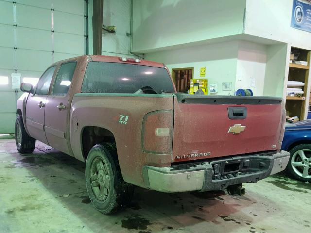 3GCEK13M07G511136 - 2007 CHEVROLET SILVERADO RED photo 3