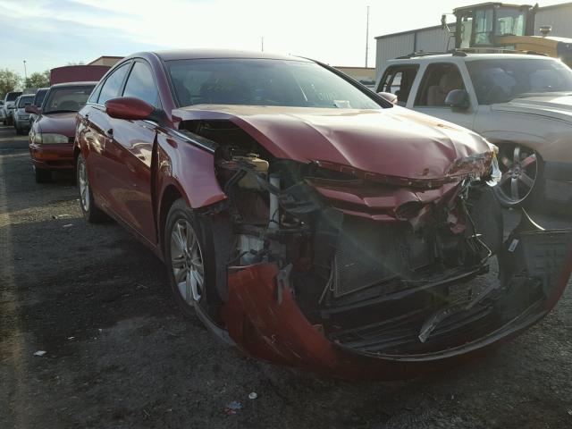 5NPEB4AC5DH665498 - 2013 HYUNDAI SONATA GLS RED photo 1