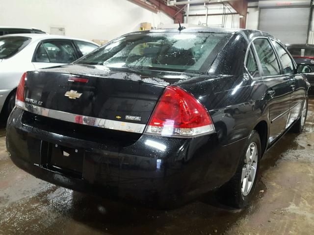 2G1WT58K681295926 - 2008 CHEVROLET IMPALA LT BLACK photo 4