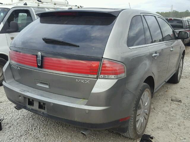 2LMDU68C78BJ40256 - 2008 LINCOLN MKX GRAY photo 4