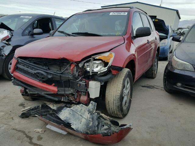 2T3BF4DVXCW220573 - 2012 TOYOTA RAV4 RED photo 2