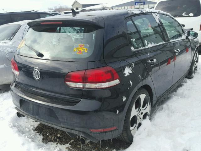 WVWHV7AJ6BW210784 - 2011 VOLKSWAGEN GTI BLACK photo 4