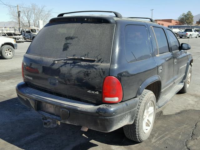 1B4HS28Z3YF226423 - 2000 DODGE DURANGO BLACK photo 4