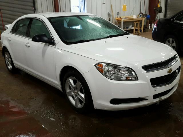 1G1ZB5EBXA4138625 - 2010 CHEVROLET MALIBU LS WHITE photo 1