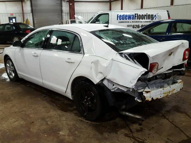 1G1ZB5EBXA4138625 - 2010 CHEVROLET MALIBU LS WHITE photo 3