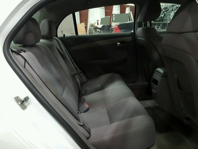 1G1ZB5EBXA4138625 - 2010 CHEVROLET MALIBU LS WHITE photo 6