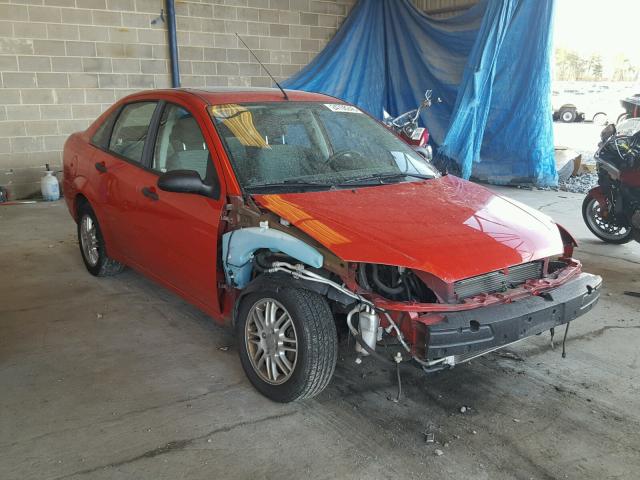 1FAHP34N67W362398 - 2007 FORD FOCUS ZX4 RED photo 1