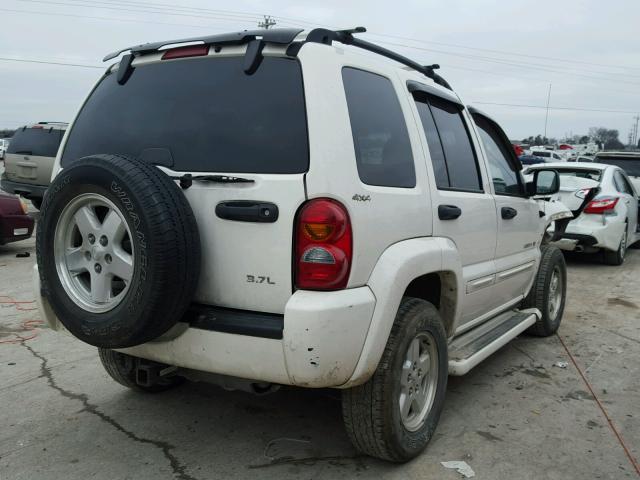 1J4GL58K72W112619 - 2002 JEEP LIBERTY LI WHITE photo 4