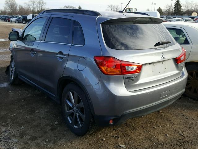 4A4AP5AU8DE024692 - 2013 MITSUBISHI OUTLANDER BLUE photo 3