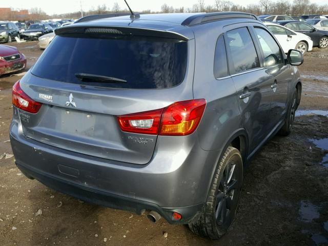 4A4AP5AU8DE024692 - 2013 MITSUBISHI OUTLANDER BLUE photo 4