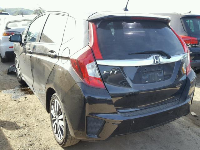 3HGGK5H9XGM704269 - 2016 HONDA FIT EX BLACK photo 3