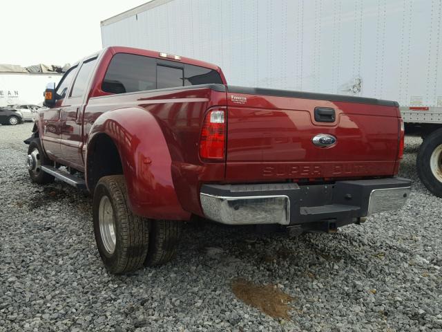 1FT8W3DT5GEA95336 - 2016 FORD F350 SUPER RED photo 3