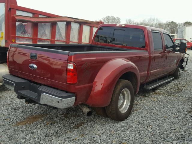 1FT8W3DT5GEA95336 - 2016 FORD F350 SUPER RED photo 4