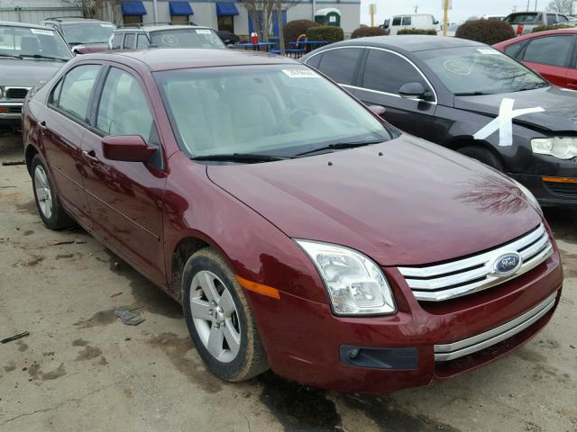 3FAHP07Z77R247681 - 2007 FORD FUSION SE BURGUNDY photo 1