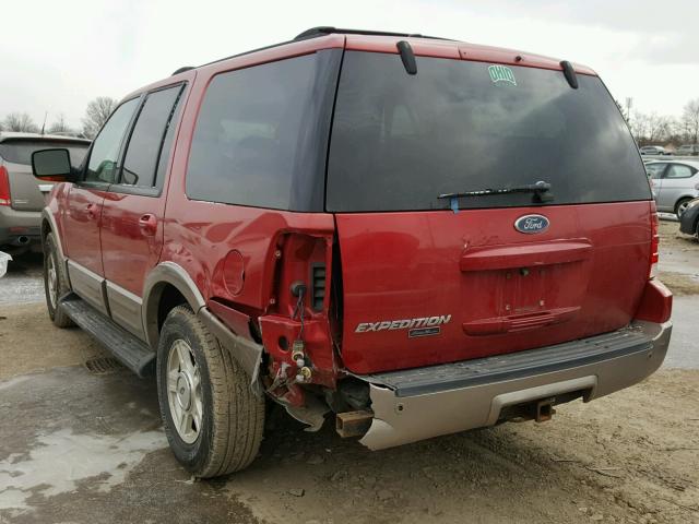 1FMPU18L03LA89557 - 2003 FORD EXPEDITION RED photo 3