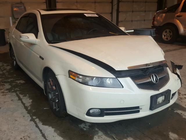 19UUA76577A038762 - 2007 ACURA TL TYPE S WHITE photo 1