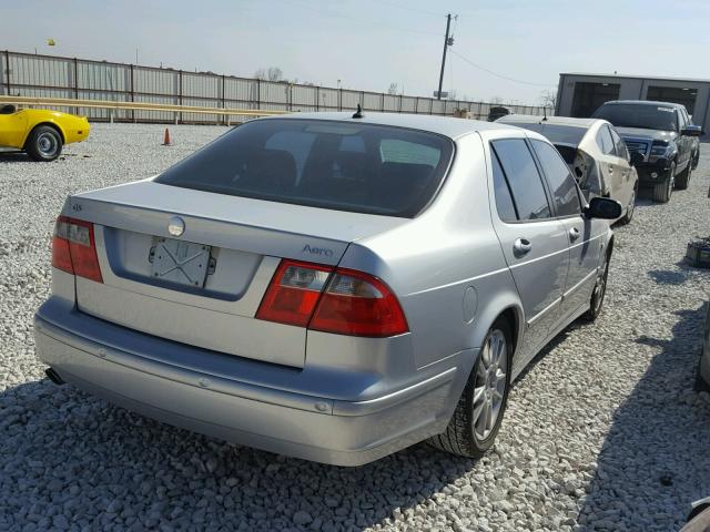 YS3EH49G133029458 - 2003 SAAB 9-5 AERO SILVER photo 4