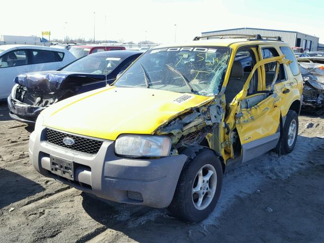 1FMYU02182KB21200 - 2002 FORD ESCAPE XLS YELLOW photo 2