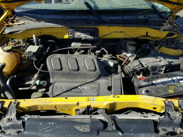 1FMYU02182KB21200 - 2002 FORD ESCAPE XLS YELLOW photo 7