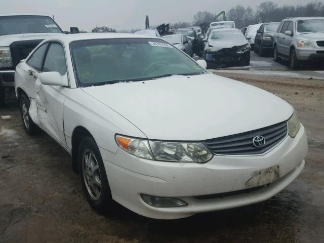 2T1CE22P92C001127 - 2002 TOYOTA CAMRY SOLA WHITE photo 1