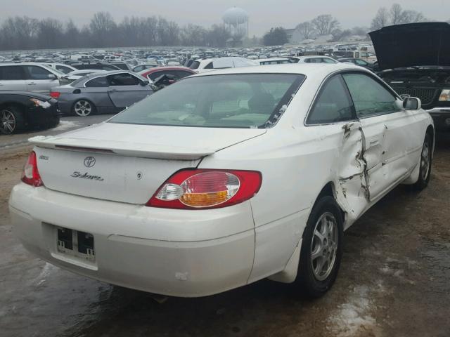 2T1CE22P92C001127 - 2002 TOYOTA CAMRY SOLA WHITE photo 4