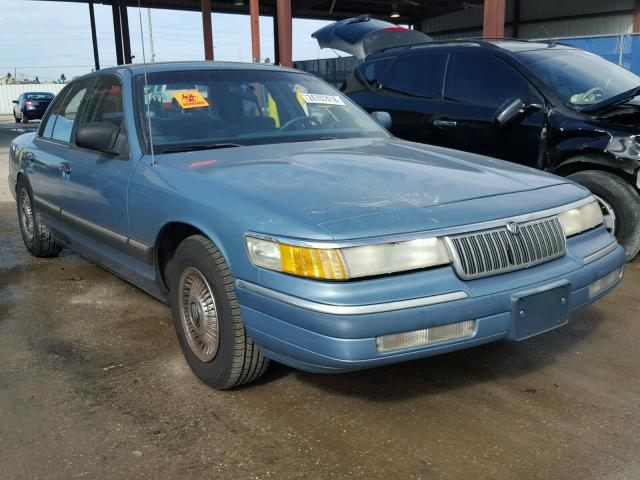 2MELM74W1PX652094 - 1993 MERCURY GRAND MARQ BLUE photo 1