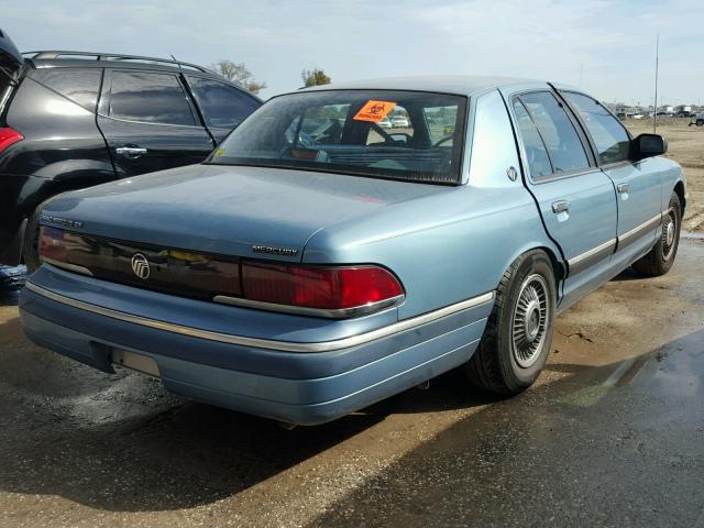 2MELM74W1PX652094 - 1993 MERCURY GRAND MARQ BLUE photo 4