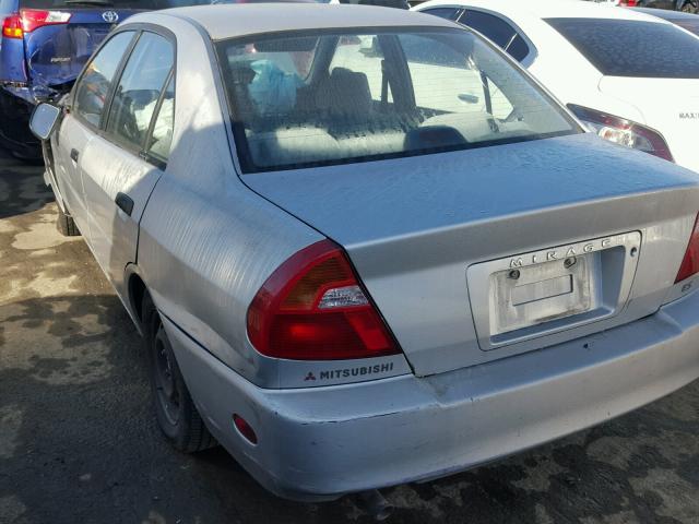 JA3AY26C61U039226 - 2001 MITSUBISHI MIRAGE ES SILVER photo 3