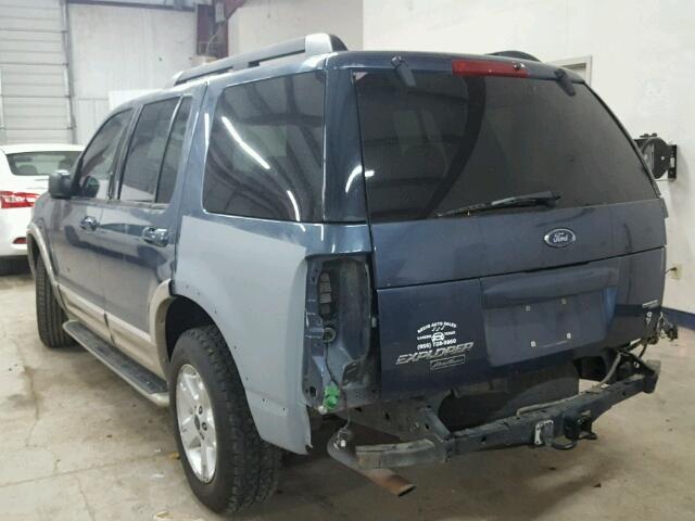 1FMDU64W95UA10576 - 2005 FORD EXPLORER E BLUE photo 3